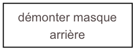 démonter masque arrière